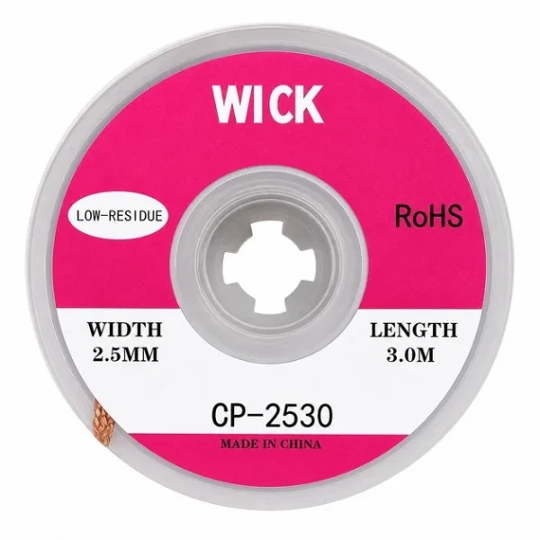 Оплітка для видалення припою Wick CP-2515, фронтальний вигляд